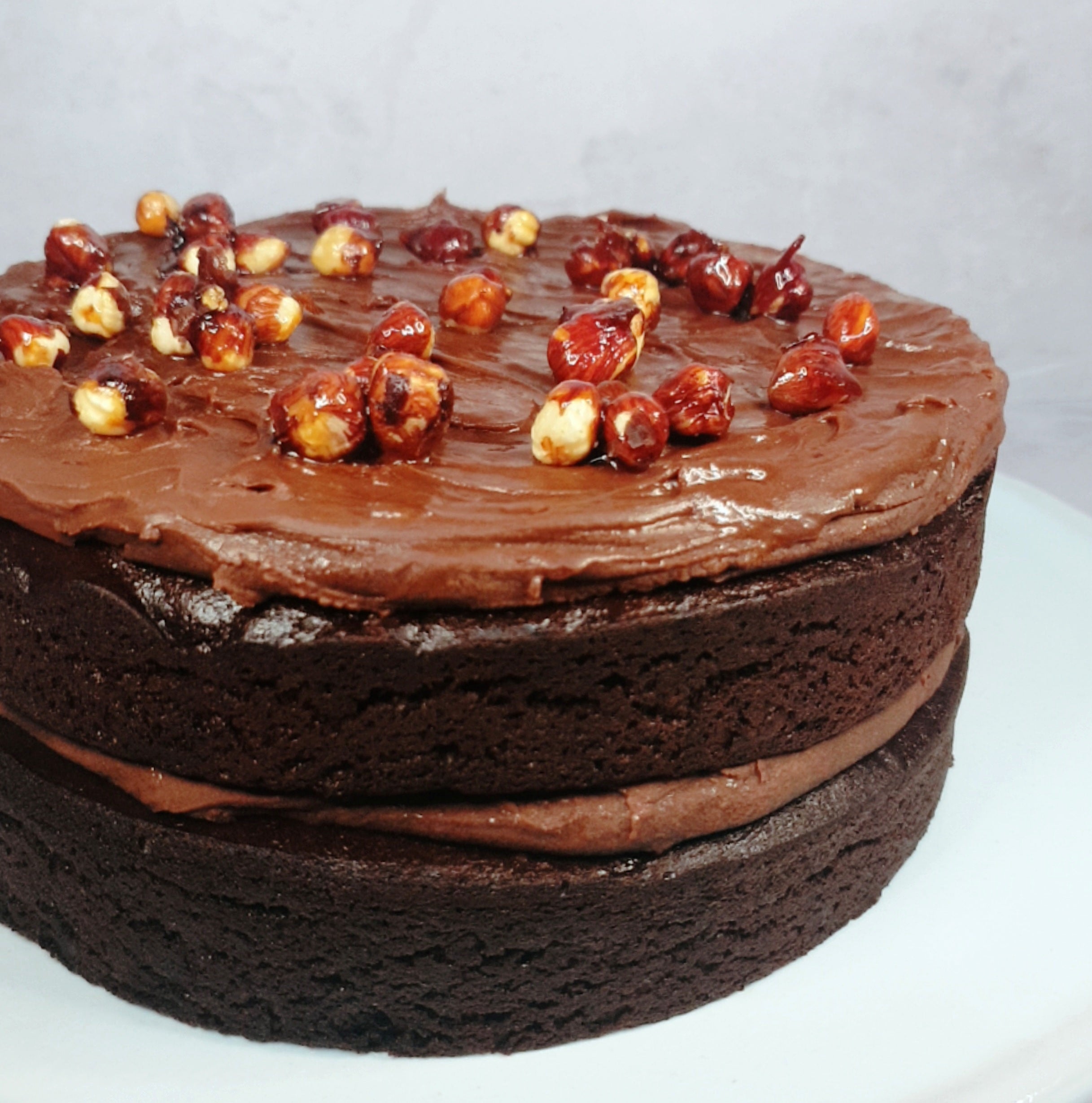 Chocolate Ganache and Hazelnut Cake | 20cm (Collection only)