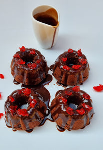 Chocolate Cherry Mini Bundt Cakes | 6 (Collection only)